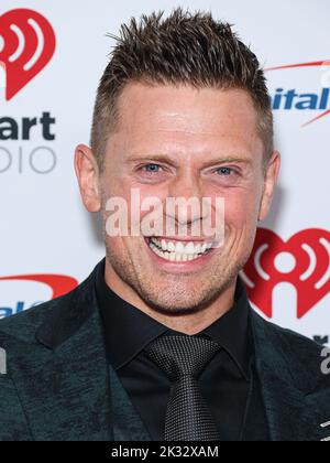 LAS VEGAS, NEVADA, USA - 23. SEPTEMBER: The Miz posiert im Presseraum des iHeartRadio Music Festival 2022 - Night 1, das am 23. September 2022 in der T-Mobile Arena in Las Vegas, Nevada, USA, stattfand. (Foto von Xavier Collin/Image Press Agency) Stockfoto