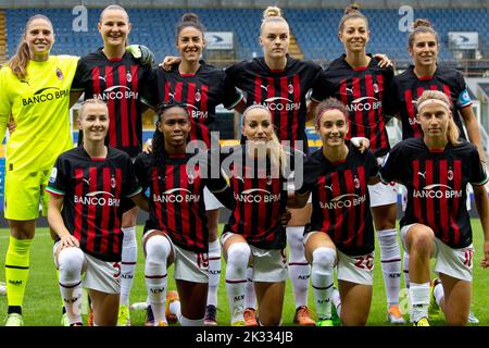 Ennio Tardini Stadium, Parma, Italien, 24. September 2022, Mailand beim Spiel Parma Calcio gegen AC Mailand - Italienischer Fußball Serie A Frauen Stockfoto