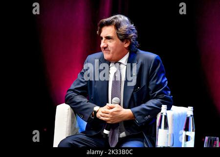 Trient, Italien. 24. September 2022. Urbano Cairo, Präsident von RCS Mediagroup und Turin FC während 2022 Festival dello Sport - Tag 3, Veranstaltungen in Trient, Italien, September 24 2022 Quelle: Independent Photo Agency/Alamy Live News Stockfoto