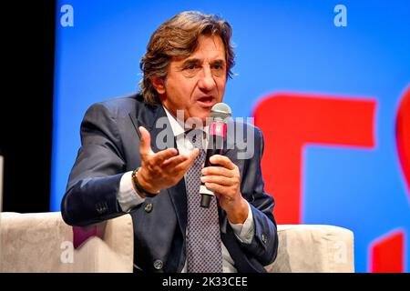 Trient, Italien. 24. September 2022. Urbano Cairo, Präsident von RCS Mediagroup und Turin FC während 2022 Festival dello Sport - Tag 3, Veranstaltungen in Trient, Italien, September 24 2022 Quelle: Independent Photo Agency/Alamy Live News Stockfoto