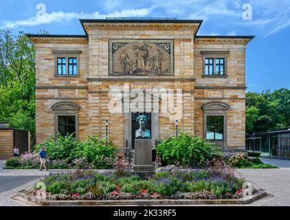 Wahnfried, Richard Wagners Villa und Teil des Richard Wagner Museums, Bayreuth, Bayern, Deutschland Stockfoto