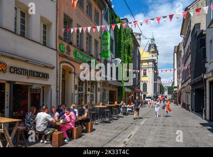 Hunsrückenstraße in der Altstadt, Düsseldorf, Deutschland Stockfoto