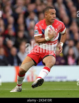 St Helens' will Hopoate beim Betfred Super League Grand Final in Old Trafford, Manchester. Bilddatum: Samstag, 24. September 2022. Stockfoto