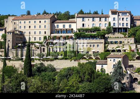 Hotel Airelles Gordes, La Bastide, Gordes, Vaucluse, Provence-Alpes-Cote dAzur, Provence, Südfrankreich, Frankreich Stockfoto