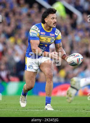 St Helens' Morgan Knowles während des Betfred Super League Grand Finales in Old Trafford, Manchester. Bilddatum: Samstag, 24. September 2022. Stockfoto
