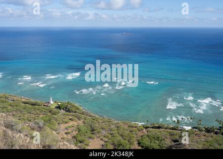 Diamond Head Lighthouse, Honolulu, Oahu, Hawaii, USA, Nordamerika Stockfoto