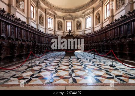 Chorgestühl, Chiesa, Kirche San Giorgio Maggiore, Venedig, Venetien, Italien Stockfoto