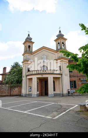 Pralormo, Italien, Mai 2022 Heiligtum der Spina der seligen Jungfrau gewidmet. Stockfoto