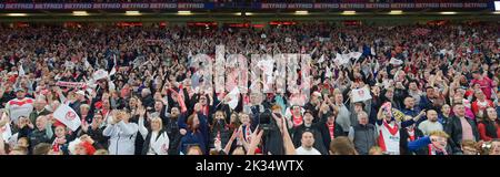 2022 Grand Final, St Helens / Leeds Rhinos Manchester, Old Trafford, Großbritannien 18:00 Kick Off 24.09.2022 Credit: Craig Cresswell/Alamy Live News Stockfoto