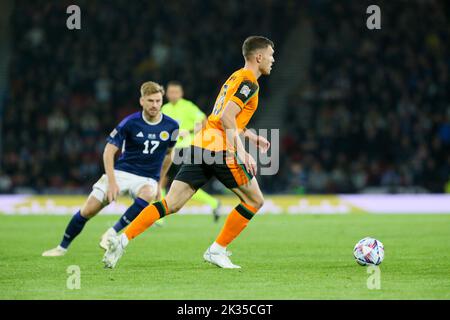 Glasgow, Großbritannien. 24. September 2022. Schottland spielte Republik Irland in der UEFA Nations League im Hampden Park, Glasgow, Schottland, Großbritannien. Kredit: Findlay/Alamy Live Nachrichten Stockfoto