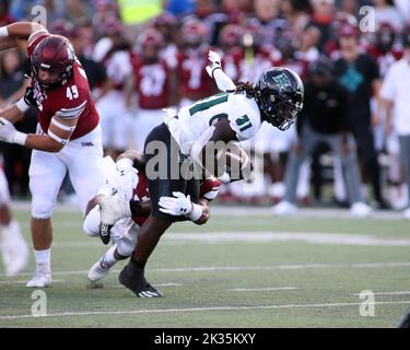 24. September 2022 - Hawaii Rainbow Warriors running back Dedrick Parson (31) spielt den Ball während eines Spiels zwischen den New Mexico State Aggies und den Hawaii Rainbow Warriors im Aggie Memorial Stadium in Las Cruces, NM - Michael Sullivan/CSM Stockfoto