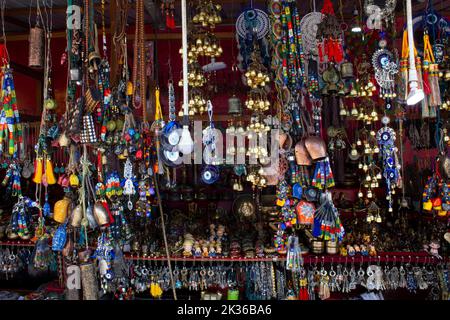 Leh ladakh Markt, Einkaufsstraße Stockfoto