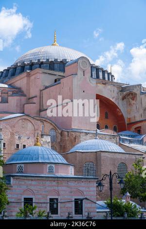 Hagia Sophia.Heilige große Moschee, und früher die Kirche der Hagia Sophia Stockfoto