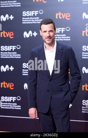 Daniel Grao nahm an der „Marlowe“ und der Abschlusszeremonie des Roten Teppichs während des San Sebastian International Film Festival 70. im Kursaal Palace am 24. September 2022 in Donostia, San Sebastian, Spanien Teil. Foto von ABACAPRESS.COM Stockfoto