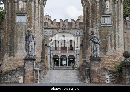 Villa Giustinian-Castello di Roncade, Venetien, Italien Stockfoto