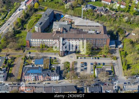 Luftaufnahme, St. JosefKrankenhaus HammBockumHövel und Baustelle und