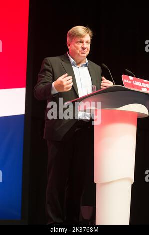 Liverpool, Großbritannien. 25.. September 2022. David Evans Generalsekretär, die Parteikonferenzen der Labour Party werden heute mit einer Hommage an die Königin der HM eröffnet, gefolgt von Reden, der MS Bank Arena Liverpool. (Terry Scott/SPP) Quelle: SPP Sport Press Foto. /Alamy Live News Stockfoto