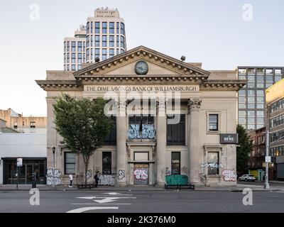 Die Dime Savings Bank von Williamsburgh Stockfoto