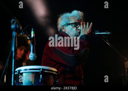 Roma, Italien. 24. September 2022. Roma Unplugged Festival in der Villa Dei Quintili und Via Appia Antica mit der P-Funkig Band, in einem Reisekonzert für die Via Appia Antica, Gegè Telesforo in der 'Impossible Tour 2022' in der Villa Dei Quintili Special Guest Arnaldo Santoro, Stimme, Matteo und Giovanni Cutello, Bläser und Trilok Gurtu. (Foto von Daniela Franceschelli/Pacific Press/Sipa USA) Quelle: SIPA USA/Alamy Live News Stockfoto