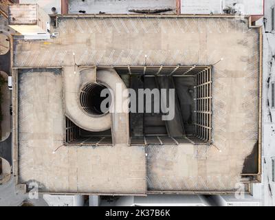 Parkhaus in der Innenstadt von St. Louis, Ich Bin'S Stockfoto