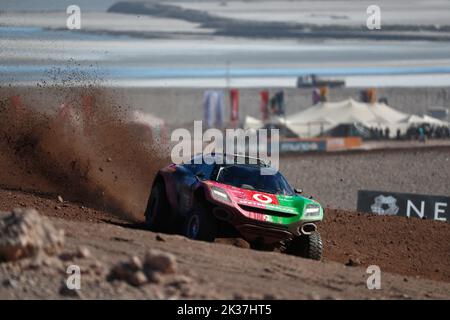 9/25/2022 - Tamara Molinaro (ITA) / Timo Scheider (DEU), Xite Energy Racing beim Extreme E Copper X-Prix in Antofagasta, Chile. (Foto von Sam Bloxham/Motorsport Images/Sipa USA) Stockfoto