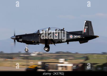 ZM342 Beechcraft T-6C Texan II Royal Air Force RAF Valley 01/09/2022 Stockfoto