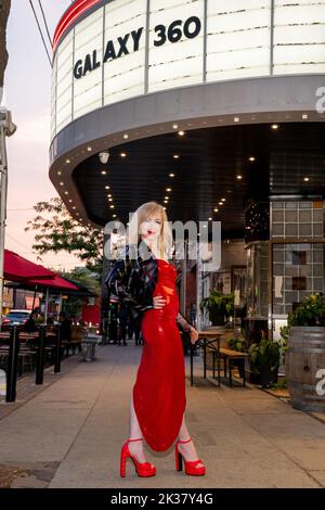 Toronto, Kanada. 15. September 2022. Anna Fishbeyn bei der „360 Galaxy“-Vorführung im Royal Cinema in Toronto. Kredit: SOPA Images Limited/Alamy Live Nachrichten Stockfoto