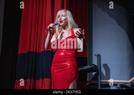 Toronto, Kanada. 15. September 2022. Anna Fishbeyn bei der „360 Galaxy“-Vorführung im Royal Cinema in Toronto. (Foto: Shawn Goldberg/SOPA Images/Sipa USA) Quelle: SIPA USA/Alamy Live News Stockfoto