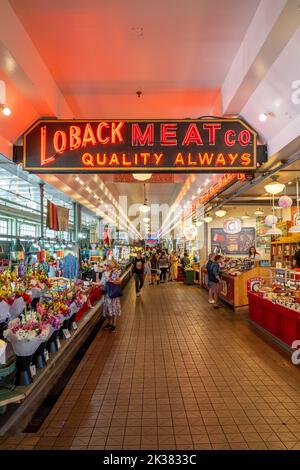 Pike Place Market in Seattle, Washington, USA Stockfoto