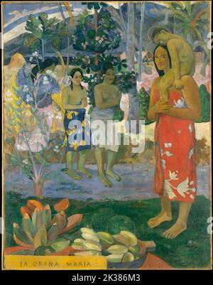 Ia Orana Maria (Ave Maria). Paul Gauguin. 1891. Stockfoto