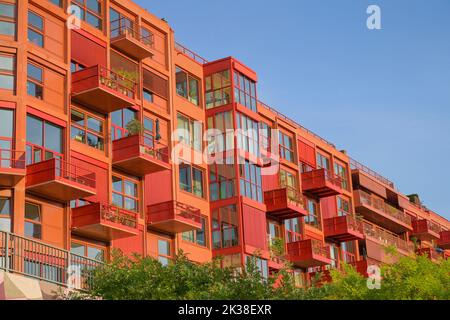 Neubauten, bin Lokdepot 14, Monumentenstraße, Kreuzberg, Friedrichshain-Kreuzberg, Berlin, Deutschland Stockfoto