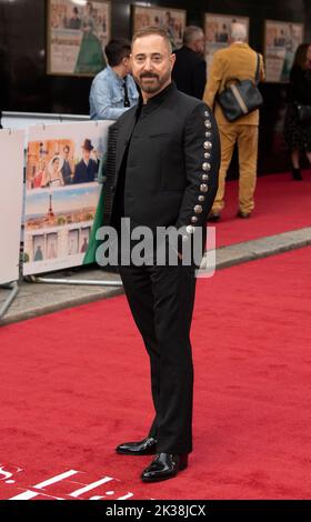 London, Großbritannien. 25.. September 2022. Anthony Fabian nimmt an der britischen Premiere von „Mrs Harris goes to Paris“ auf dem Curzon Mayfair am 25. September 2022 in London, England, Teil. Foto von Gary Mitchell/Alamy Live News Stockfoto