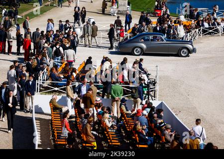 Illustration während der Ausgabe 6. der Chantilly Arts & Elegance - Richard Mille auf der Domaine du Château de Chantilly, vom 24. Bis 25. September 2025, in Chantilly, Frankreich - Foto Julien Delfosse / DPPI Stockfoto