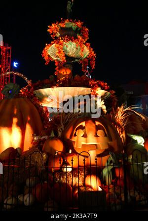 Buena Park, California, USA 22.. September 2022 Knott's Scary Farm Halloween-Treffpunkt Eröffnungsabend am 22. September 2022 in Buena Park, Kalifornien, USA. Foto von Barry King/Alamy Stockfoto Stockfoto