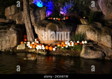 Buena Park, California, USA 22.. September 2022 Knott's Scary Farm Halloween-Treffpunkt Eröffnungsabend am 22. September 2022 in Buena Park, Kalifornien, USA. Foto von Barry King/Alamy Stockfoto Stockfoto