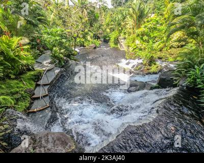 Die schönen heißen Quellen von Tabacon, La Fortuna, Costa Rica Stockfoto