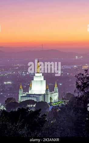 Oakland California Temple Stockfoto