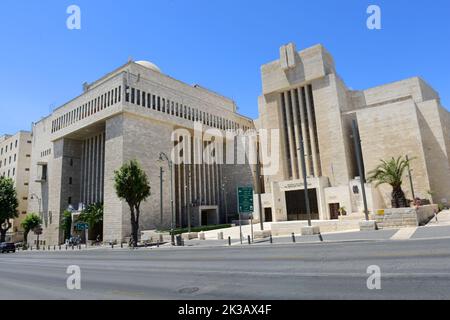 Die große Synagoge von Jerusalem in der King George Street in West Jerusalem, Israel. Stockfoto