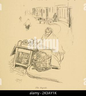The Bogside, Derry illustriert von Hugh Thomson aus dem Buch „The Famous Cities of Ireland“ von Gwynn, Stephen Lucius, Herausgeber: Dublin, Maunsel & Co., ; New York, The Macmillan Co 1915 Stockfoto