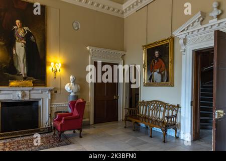 Das Innere des Hopetoun House, eines Herrenhauses in der Nähe von South Queensferry in West Lothian, Schottland Stockfoto