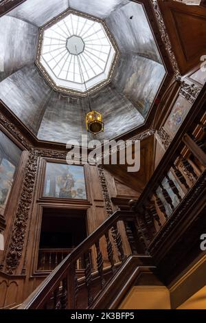 Das Innere des Hopetoun House, eines Herrenhauses in der Nähe von South Queensferry in West Lothian, Schottland Stockfoto