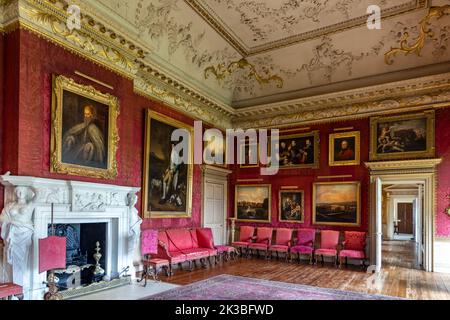 Das Innere des Hopetoun House, eines Herrenhauses in der Nähe von South Queensferry in West Lothian, Schottland Stockfoto