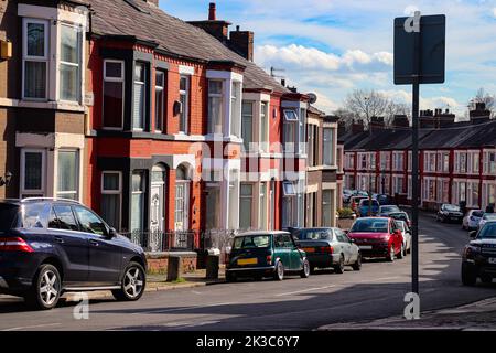 Penny Lane Street in liverpool Tourismus beatles Stockfoto