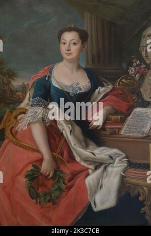 Museo di Roma, Palazzo Braschi, Rom Italien, Öl auf Leinwand von Camillo Loreti, 1773 - Porträt von Giacinta Orsini Stockfoto