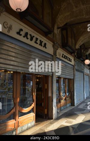 Arkaden an der Piazzetta di san marco in venedig, italien Stockfoto