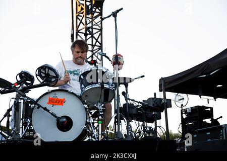 BEAK> POINTU Festival, Six Fours, FRANKREICH, 01/07/2022 Florent 'MrCrash' B. Stockfoto