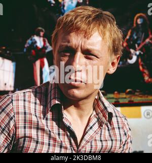 Claus Theo Gärtner, deutscher Schauspieler, Portrait, Deutschland, um 1978. Claus Theo Gaertner, deutscher Schauspieler, Portrait, Deutschland, um 1978. Stockfoto