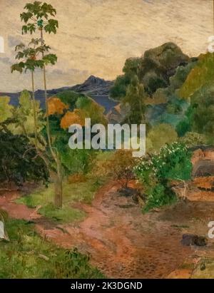 Martinique Landscape von Paul Gauguin in der National Gallery of Scotland Stockfoto