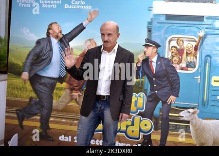 Rom, Italien. 26. September 2022. Carlo Buccirosso während der Fotoaufnahme des Films Tutti a Bordo. Rome (Italien) 26. September 2022 Quelle: dpa/Alamy Live News Stockfoto