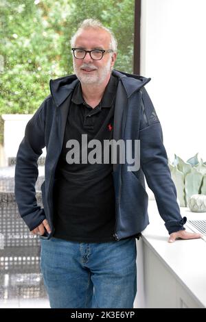 Rom, Italien. 26. September 2022. Luca Miniero während der Fotoaufnahme des Films Tutti a Bordo. Rome (Italien) 26. September 2022 Quelle: dpa/Alamy Live News Stockfoto